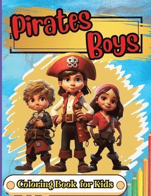 bokomslag Pirates Boys Coloring Book for Kids