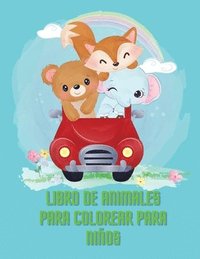 bokomslag Libro para colorear de animales para nios