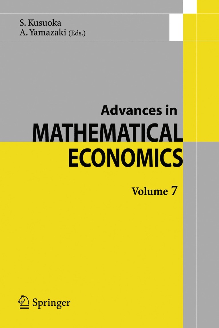 Advances in Mathematical Economics Volume 7 1