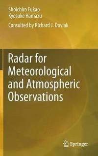 bokomslag Radar for Meteorological and Atmospheric Observations