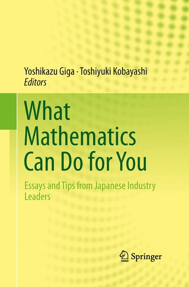 Yoshikazu Giga, Toshiyuki Kobayashi - What Mathematics Can Do for You, Häftad