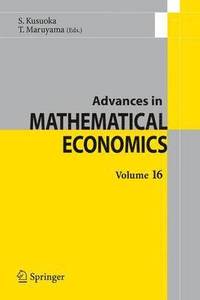 bokomslag Advances in Mathematical Economics Volume 16