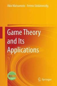 bokomslag Game Theory and Its Applications