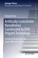 bokomslag Artificially Controllable Nanodevices Constructed by DNA Origami Technology