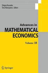 bokomslag Advances in Mathematical Economics Volume 18