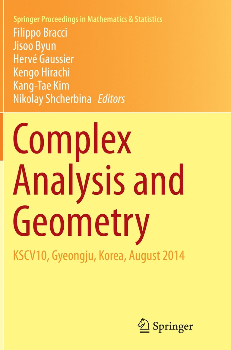 Complex Analysis and Geometry 1