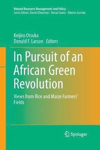 bokomslag In Pursuit of an African Green Revolution
