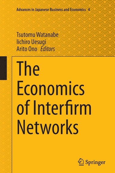 bokomslag Economics of Interfirm Networks