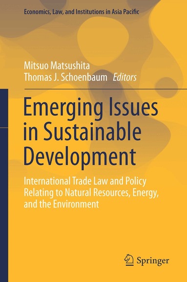 Mitsuo Matsushita, Thomas J. Schoenbaum - Emerging Issues in Sustainable Development, Inbunden