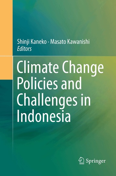 Shinji Kaneko, Masato Kawanishi - Climate Change Policies and Challenges in Indonesia, Häftad