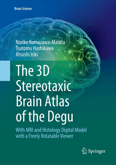 Noriko Kumazawa-Manita, Tsutomu Hashikawa, Atsushi Iriki - 3D Stereotaxic Brain Atlas of the Degu, Häftad