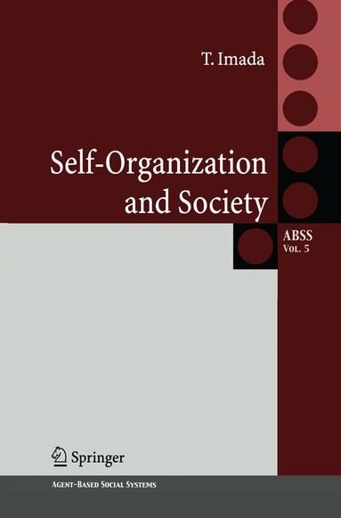 Takatoshi Imada - Self-Organization and Society, Häftad