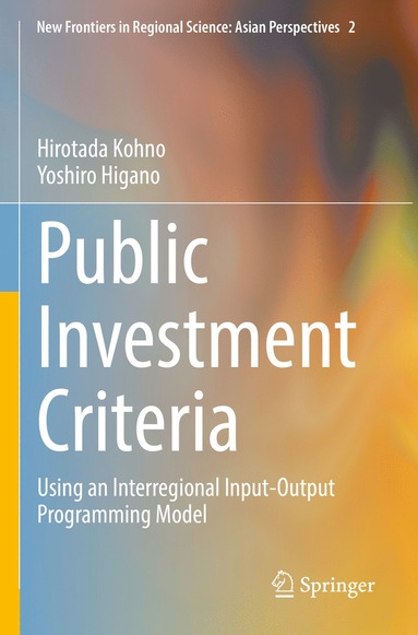 bokomslag Public Investment Criteria