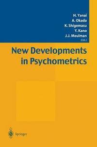 bokomslag New Developments in Psychometrics