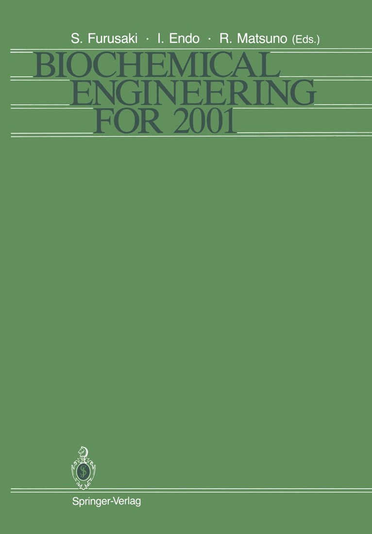 Shintaro Furusaki, Isao Endo, Ryuichi Matsuno - Biochemical Engineering for 2001, Häftad