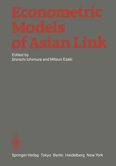 bokomslag Econometric Models of Asian Link