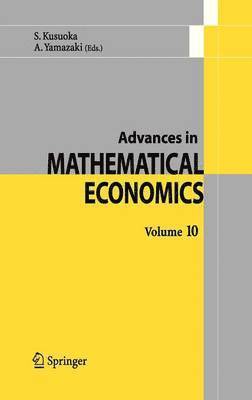 Advances in Mathematical Economics  Volume 10 1