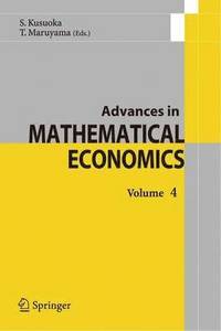 bokomslag Advances in Mathematical Economics 4