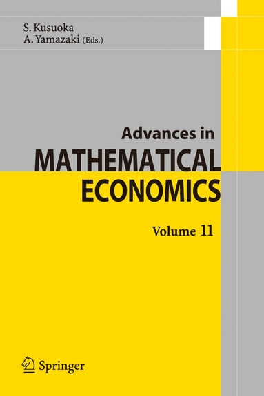 bokomslag Advances in Mathematical Economics Volume 11