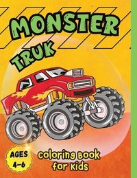 bokomslag Monster Truck Coloring Book for Kids Ages 4-6