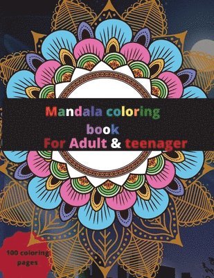 Mandala coloring book for Adult & kids 1