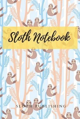 Sloth Lined Journal Notebook 1
