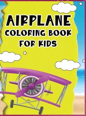 Airplane coloring book for kids 1