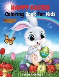 bokomslag Happy Easter Colouring Book For Kids Ages 4-8