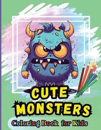 bokomslag Cute Monsters Coloring Book For Kids