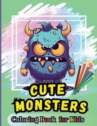 bokomslag Cute Monsters Coloring Book For Kids