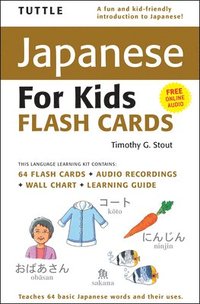 bokomslag Tuttle Japanese for Kids Flash Cards Kit