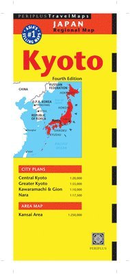 bokomslag Kyoto Travel Map Fourth Edition