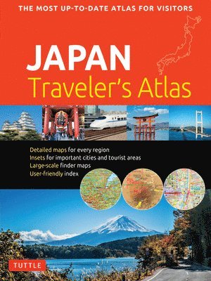 Tuttle Studio - Japan Traveler's Atlas, Häftad