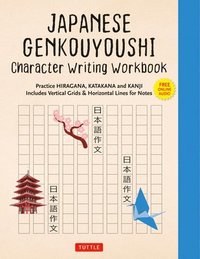 bokomslag Japanese Genkouyoushi Character Writing Workbook