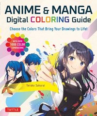 bokomslag Anime & Manga Digital Coloring Guide