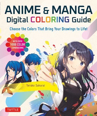 bokomslag Anime & Manga Digital Coloring Guide