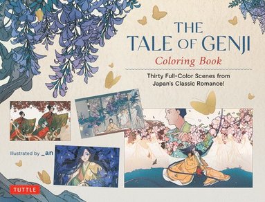 bokomslag The Tale of Genji Coloring Book