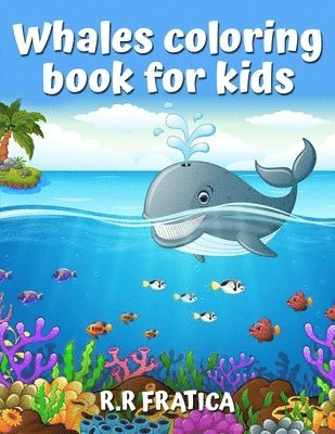 Whales coloring book for kids 1