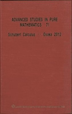 bokomslag Schubert Calculus - Osaka 2012