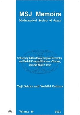 Yuji Odaka, Yoshiki Oshima - COLLAPSING K3 SURFACES, TROPICAL GEOMETRY AND MODULI COMPACTIFICATIONS OF SATAKE, MORGAN-SHALEN TYPE, Häftad