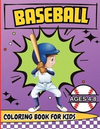 bokomslag Baseball Coloring Book for Kids Ages 4-8
