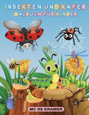 Insekten und Kfer Malbuch fr Kinder 1
