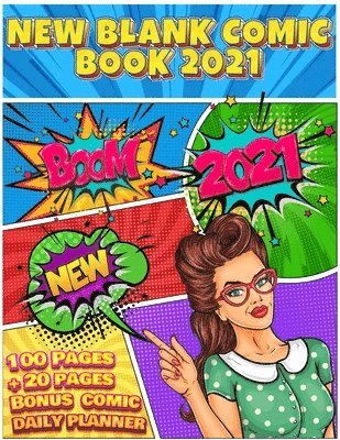 bokomslag Blank Comic Book