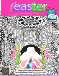 bokomslag HAPPY EASTER Cute coloring book for adults and teens for fun and colouring relaxation