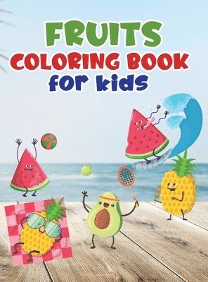Fruits coloring book for kids 1
