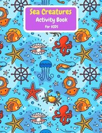 bokomslag Sea Creatures Activity Book For Kids