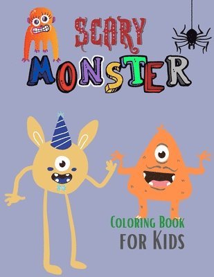 Scary Monster Coloring Book for Kids 1