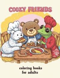 bokomslag Cozy Friends Coloring Book for Adults