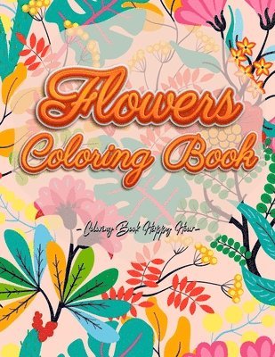 bokomslag Flowers Coloring Book