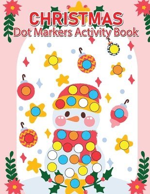 bokomslag Christmas Dot Marker Activity Book for Kids Ages 2-5